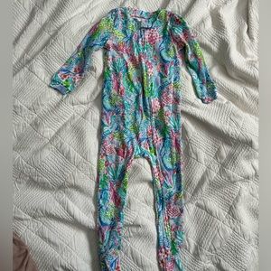 Lilly Pulitzer x Pottery Barn Zippy Pajamas 18-24M Mermaid Cove